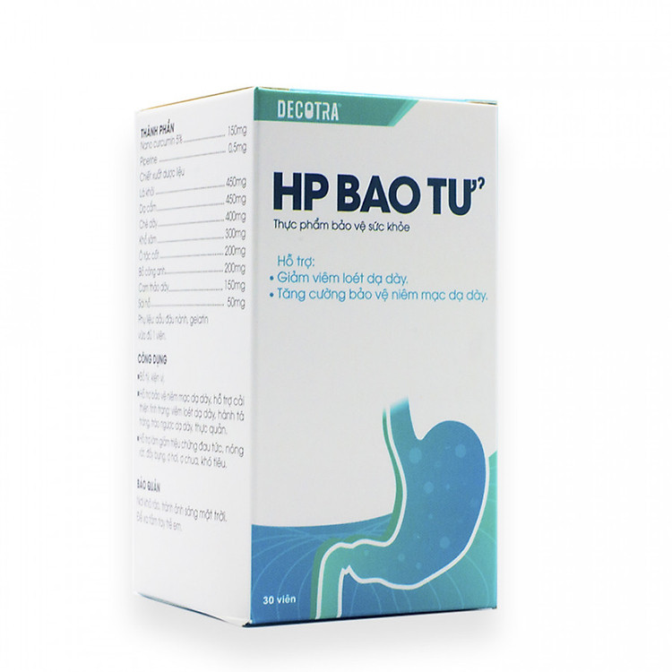Thực Phẩm Chức Năng HP Bao Tử - Hết Trào Ngược, Viêm Loét, Đau Bao Tử