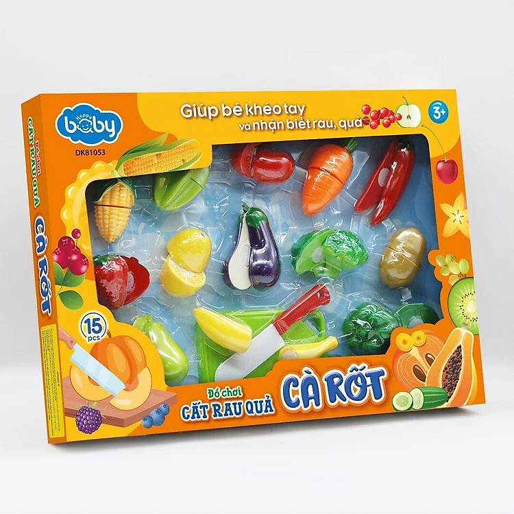 Mua Đồ Chơi Cắt Rau Quả Cà Rốt Chính hãng Giá tốt - Hình ảnh 3
