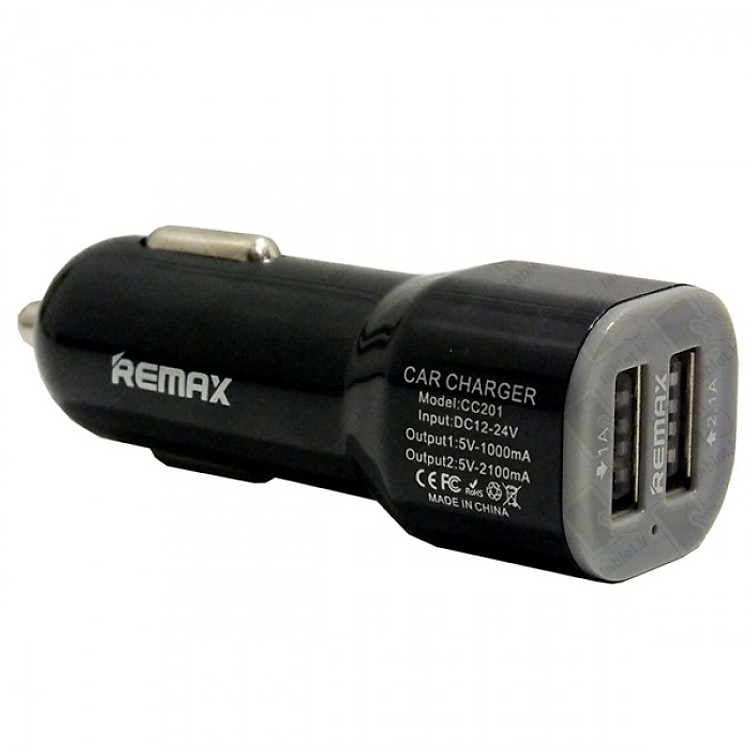 Tẩu Sạc trên Ô Tô Remax 2 Cổng USB tiện dụng - Hàng chính hãng