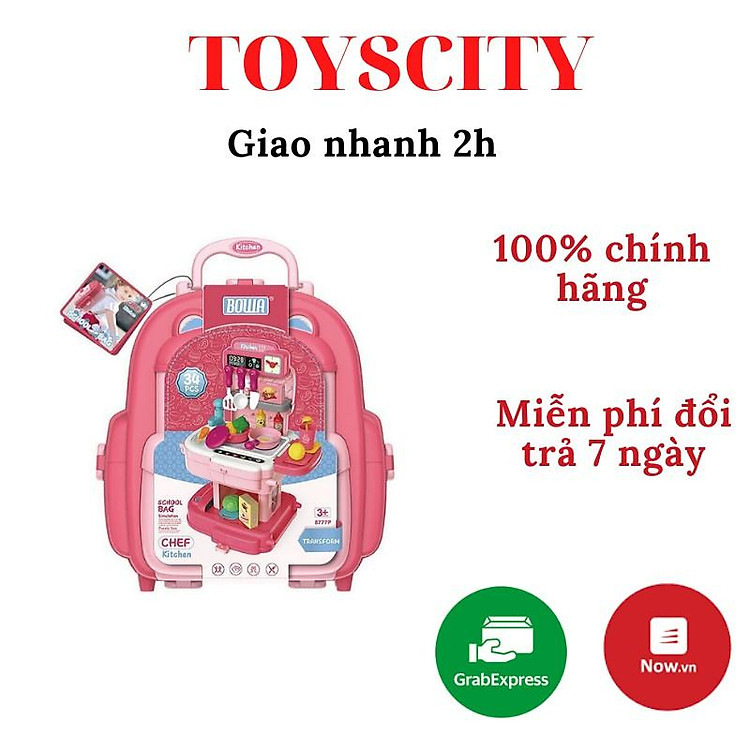 Đồ chơi nhà bếp 34 chi tiết Bowa Chính hãng Ưu đãi