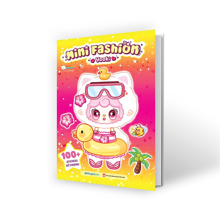 Mini Fashion – Sách Bóc Dán Sticker Cho Bé Gái (100+ Stickers Dễ Thương)