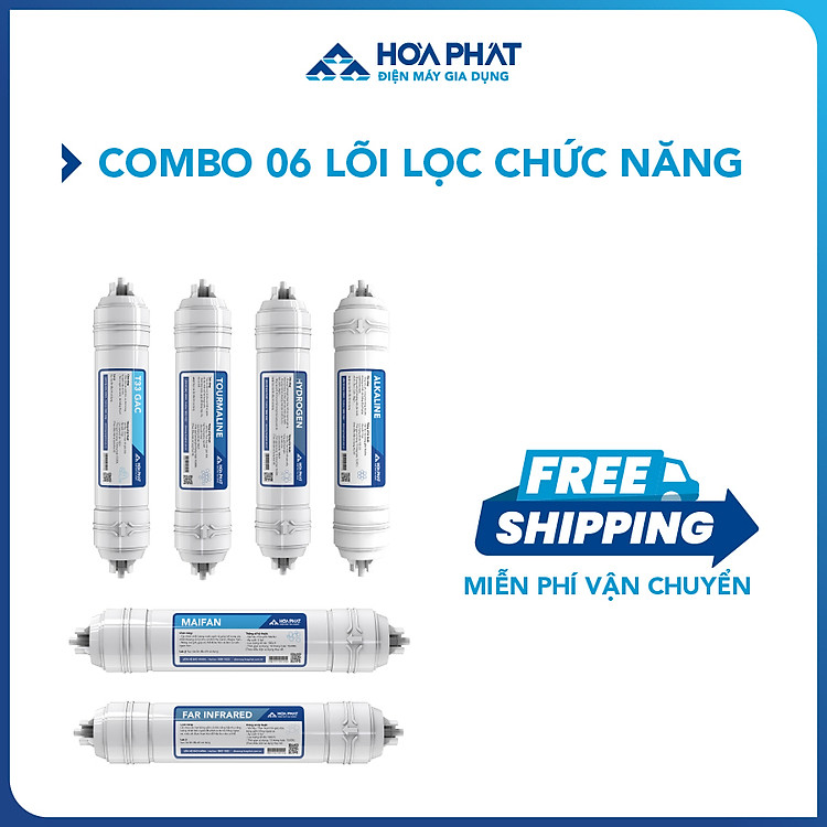 Combo 06 lõi lọc chức năng (Lõi 5, 6, 7, 8, 9, 10) - Hàng chính hãng