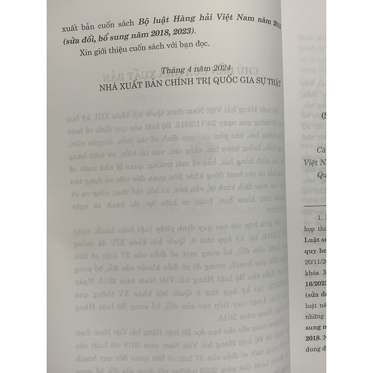 Bộ luật Hàng hải Việt Nam năm 2015 (sửa đổi bổ sung 2018, 2023) - Ảnh 3