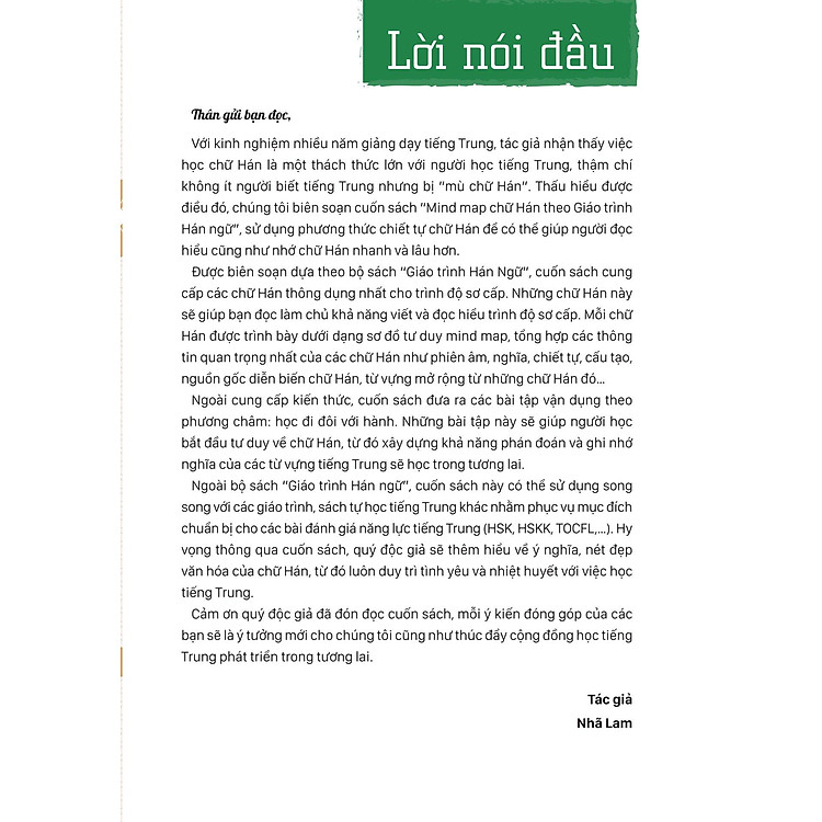 Mind Map Chữ Hán Theo Giáo Trình Hán Ngữ - Ảnh 4