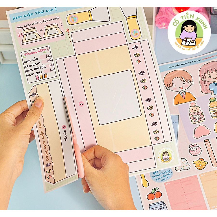 Bộ Tranh Tương Tác Cô Tiên Xanh Chính hãng Tiết kiệm - Hình ảnh 5