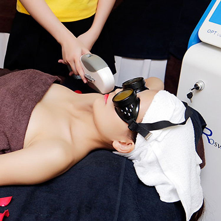 Khánh Hương Spa - Triệt Lông Vĩnh Viễn Kết Hợp Trẻ Hóa Trị Thâm Vùng Nách/ Mép CN New Elight (IPL + RF)