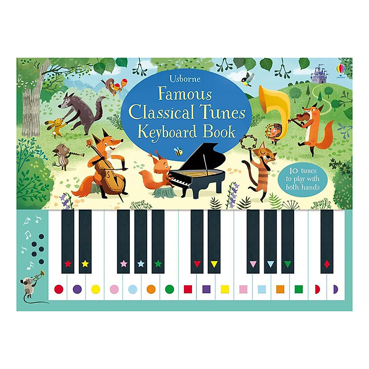 Sách Usborne Famous Classical Tunes Keyboard Book