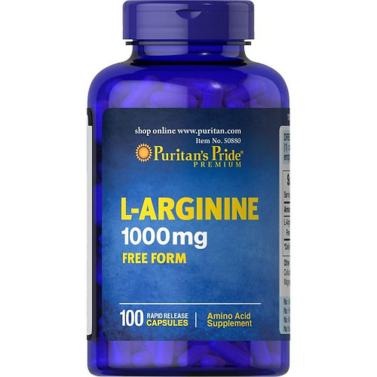 Thực phẩm bảo vệ sức khỏe L-Arginine 1000 mg 100 viên