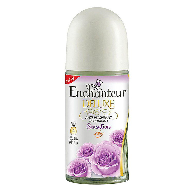 Lăn Khử Mùi Toàn Thân Hương Nước Hoa Enchanteur Sensation (50ml) - Tặng Nước Hoa Sensation (4.5ml)