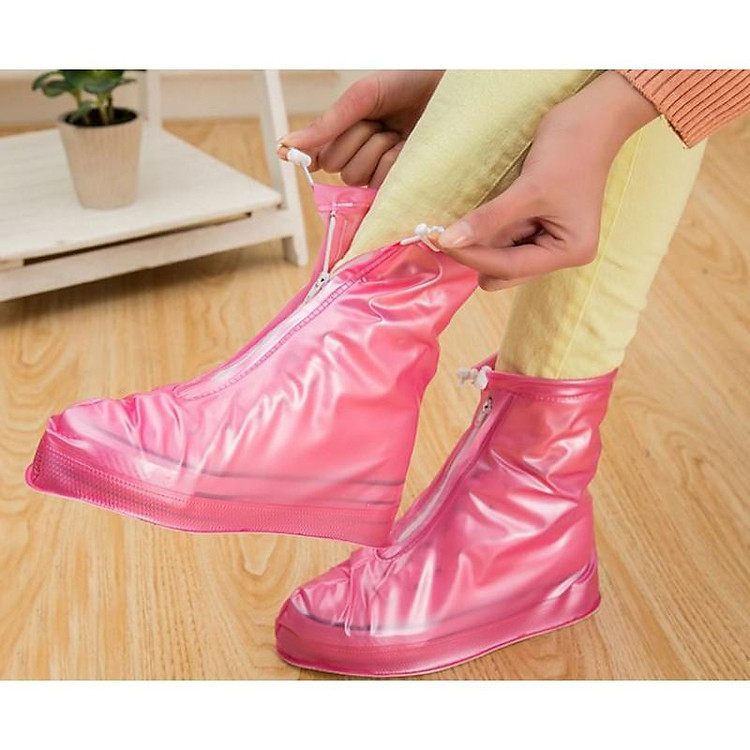 Bốt, Ủng bao bọc giày đi mưa chống thấm nước, chống trơn, trượt, bền, đẹp, thời trang