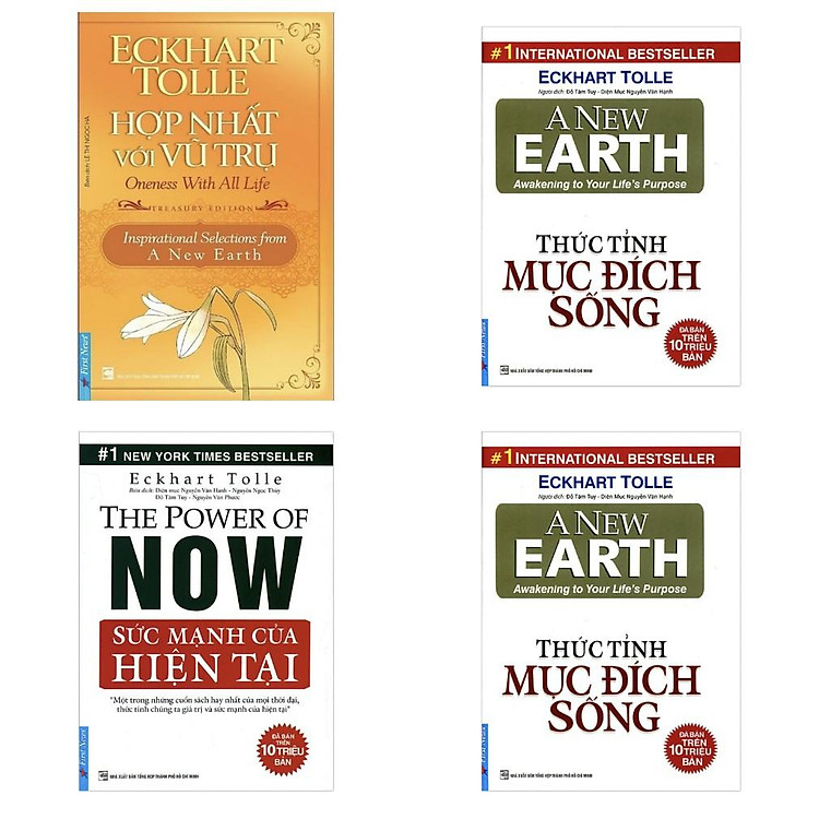 Sách - Trọn bộ khám phá sức mạnh nội tại tác giả Eckhart Tolle (5 cuốn)( lẻ tuỳ chọn)