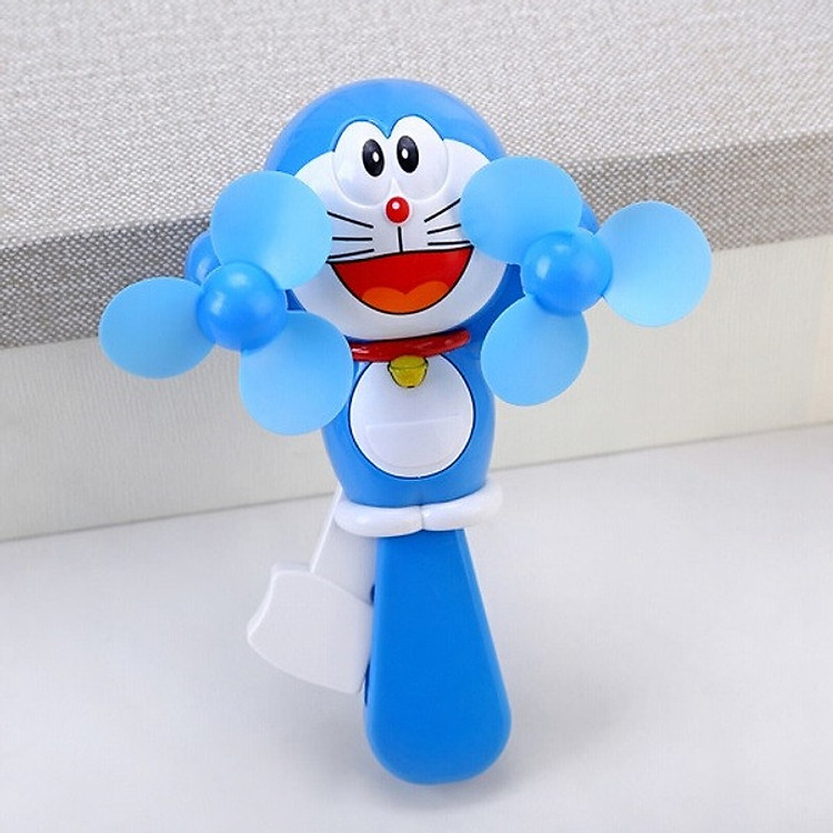 Quạt Mini Cầm Tay 2 Cánh Doremon