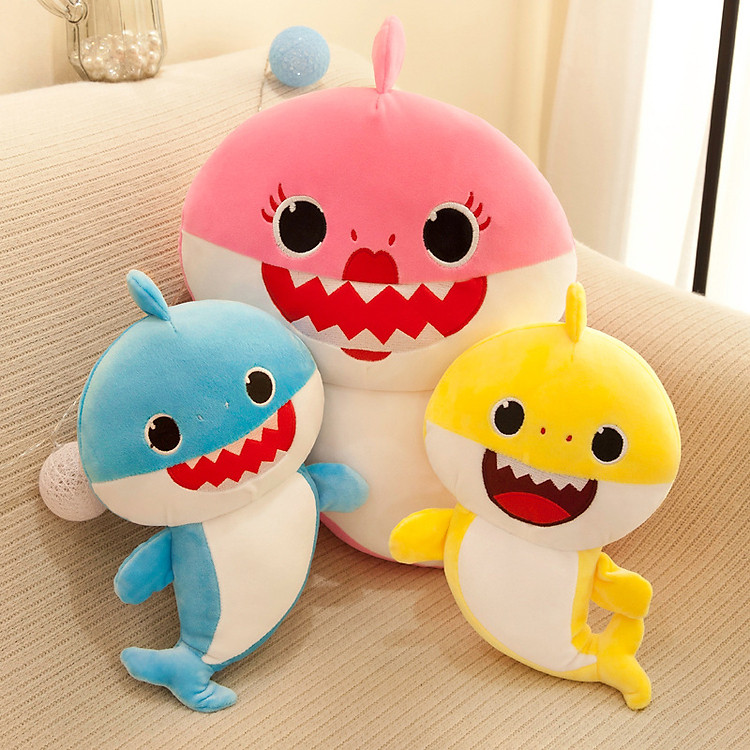 Gấu Bông Baby Shark 30cm Màu Hồng Chính hãng Giá rẻ - Hình ảnh 4