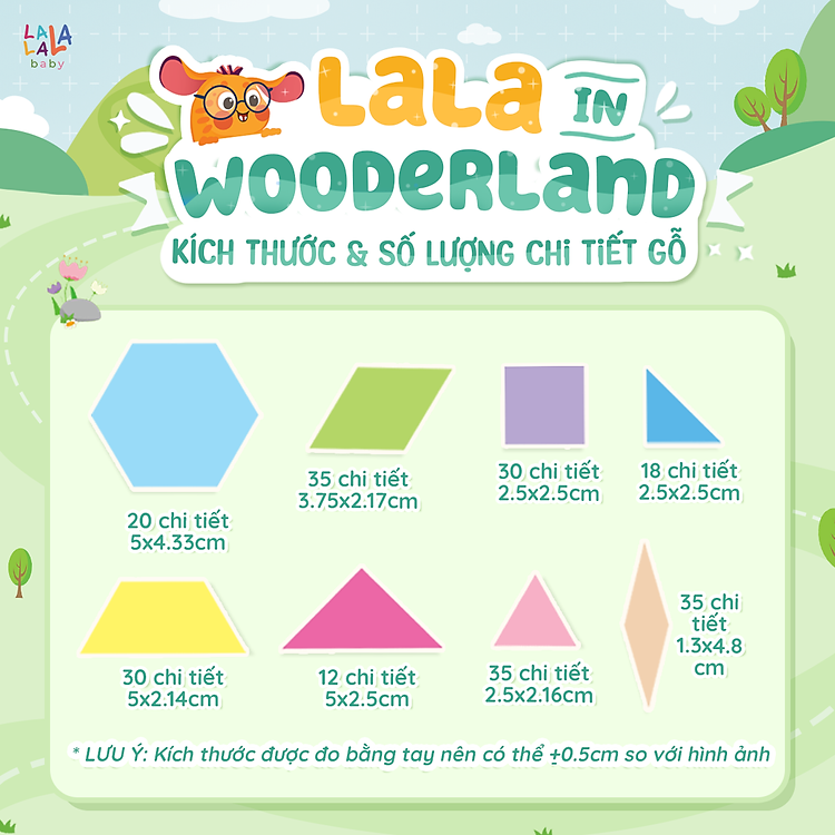 Đồ Chơi Xếp Hình Gỗ Nam Châm Lala Chính hãng Giá rẻ - Hình ảnh 5