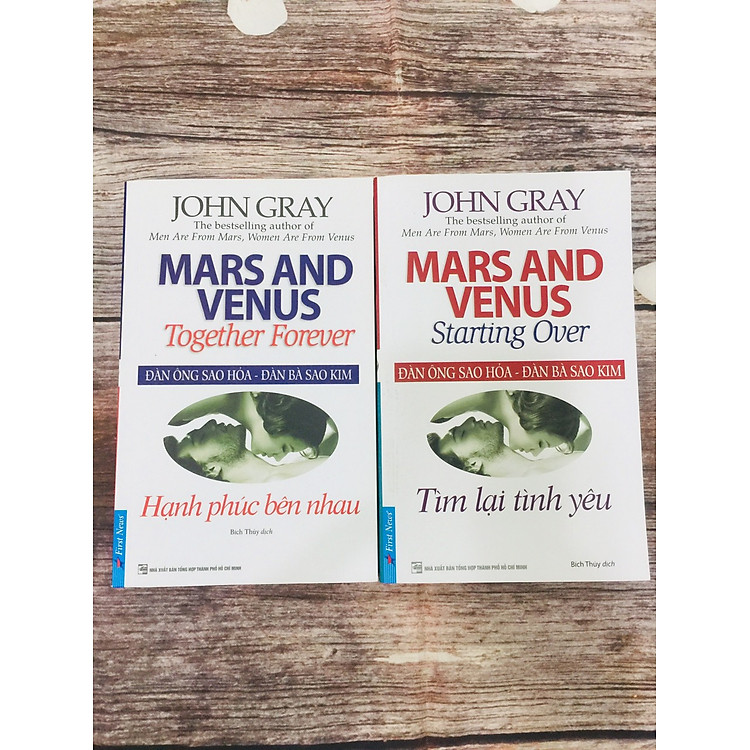 Combo 2 cuốn: Đàn Ông Sao Hỏa - Đàn Bà Sao Kim (Hạnh Phúc Bên Nhau + Tìm lại tình yêu)