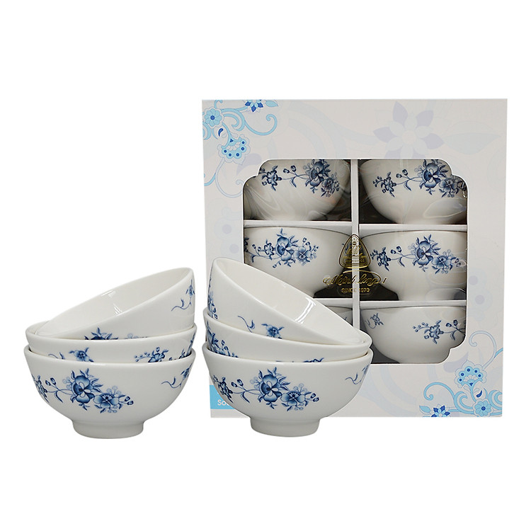 Bộ 6 Chén Cơm Jasmine Lys Minh Long - Thanh Xuân