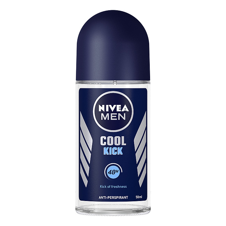 (B2B)Lăn Ngăn Mùi NIVEA MEN Cool Kick Mát Lạnh - BLUE (50ml) - 82886