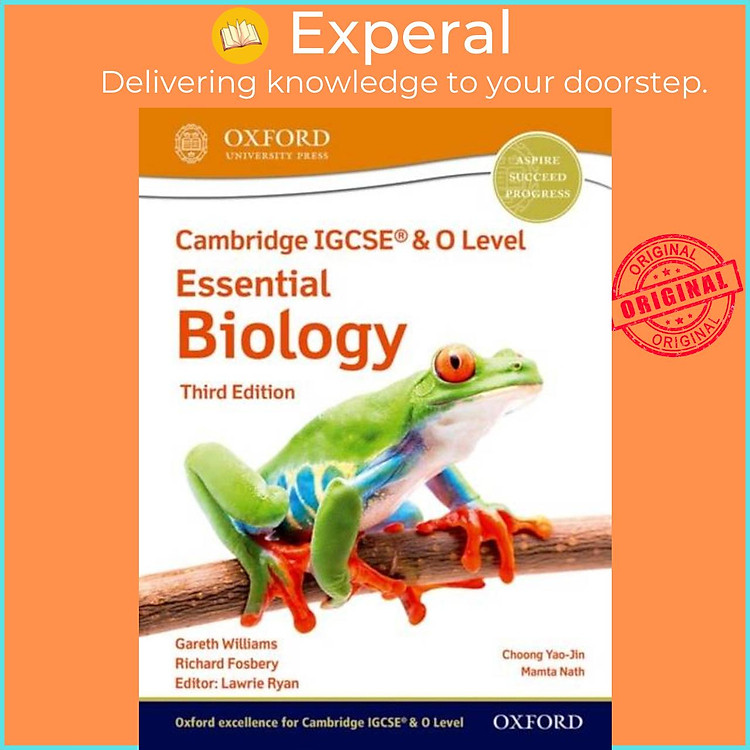 Sách - Cambridge IGCSE (R) & O Level Essential Biology: Student Book Third Ed by Richard Fosbery (UK edition, paperback)