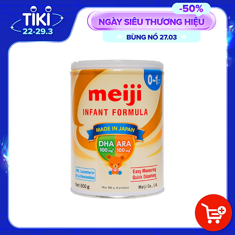 Tìm mua tại Avakids:Sữa Bột Meiji 0-1 (800g) BÁCH HÓA HUỆ LAN, tràn ngập Khuyến mãi, Ưu đãi