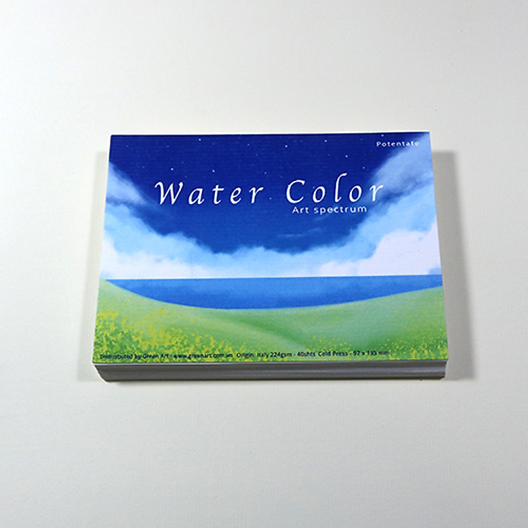 Giấy Vẽ Màu Nước A6 224gsm (40 tờ)