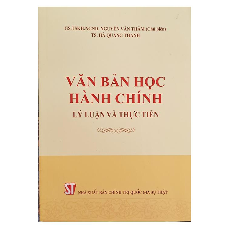 Văn Bản Học Hành Chính – Lý Luận Và Thực Tiễn