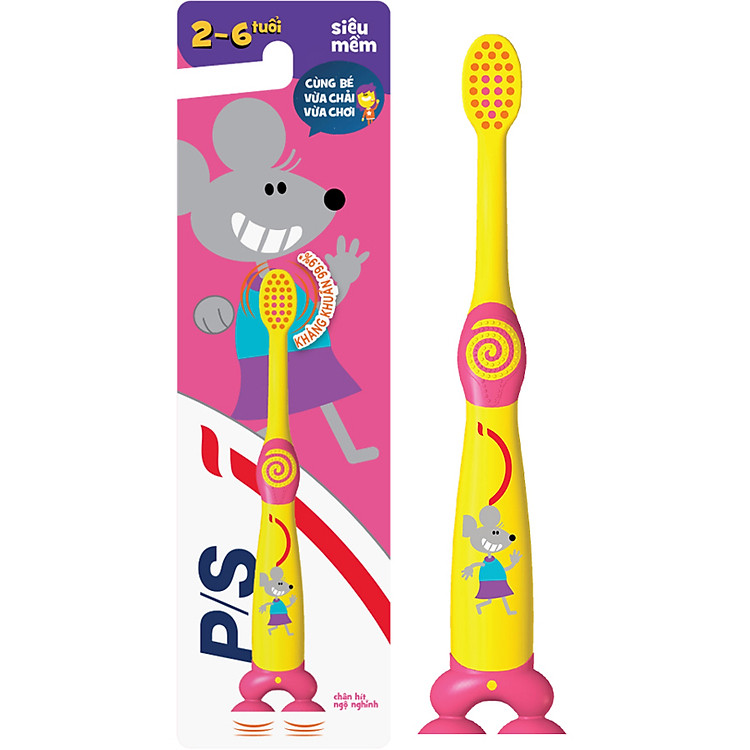 Bàn Chải Đánh Răng P/S Trẻ Em Superkid 2-6 Tuổi (Giao Màu Ngẫu Nhiên)