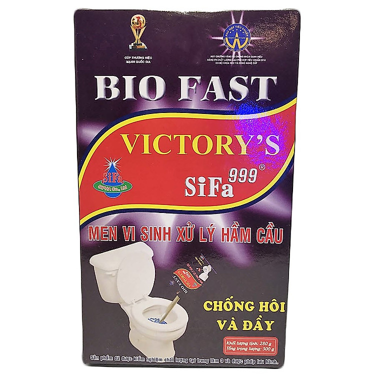 Bột Men Vi Sinh Xử Lý Hầm Cầu SiFa Bio Fast (300gr)