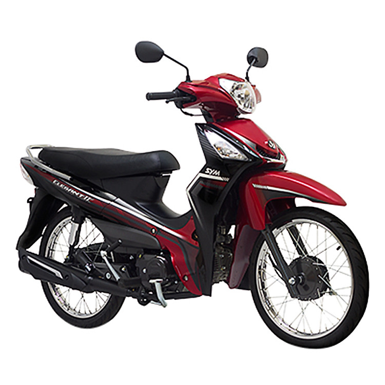 Xe Máy SYM Elegant 100 - Đỏ + Tặng Combo 4 Quà Tặng