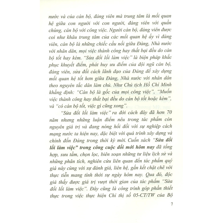 Sửa Đổi Lối Làm Việc Trong Công Cuộc Đổi Mới Hôm Nay - Ảnh 5