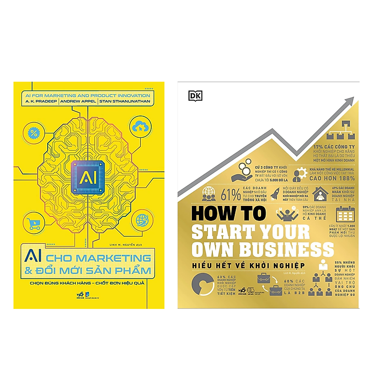 Combo 2 Quyển : Ai Cho Marketing Và Đổi Mới Sản Phẩm nn + Hiểu Hết Về Khởi Nghiệp – How To Start Your Own Business nn
