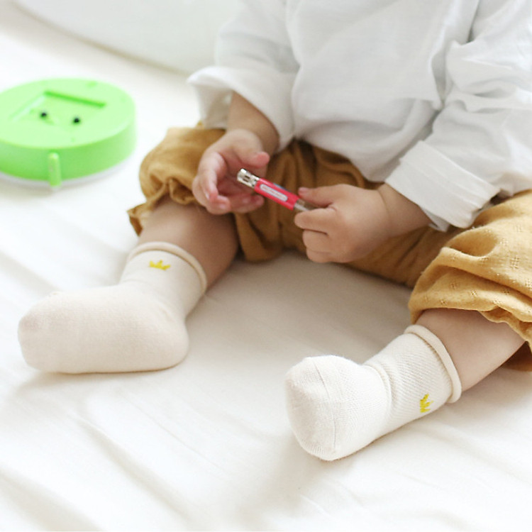 Combo 3 Đôi Tất Sơ Sinh Chống Hằn Chân Bé