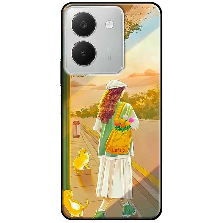 Ốp lưng cho Vivo Y03 - Y03T - Y18 - Y18S - Y18T - Y27 5G - Y28 4G - Y36 - Cô Gái Quay Lưng - Hàng Chính Hãng