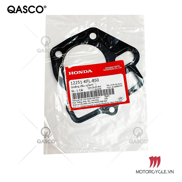 12251-KFL-850 | Gioăng đầu xylanh DREAM 100 / WAVE | GASKET CYLINDER HEAD (Chính Hãng HONDA)
