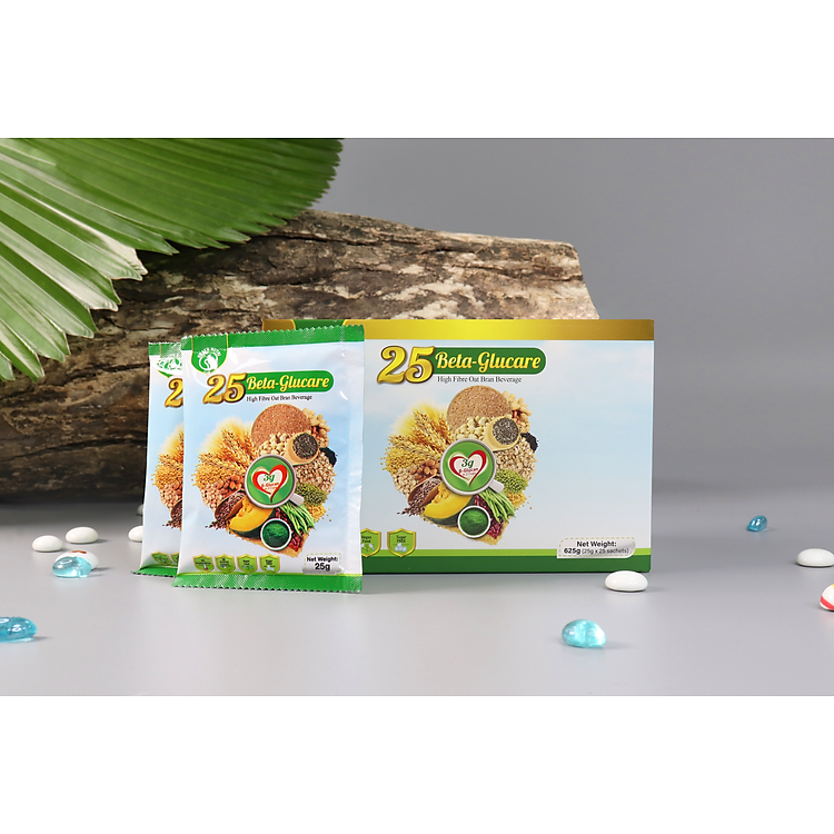 Sữa Hạt Ngũ Cốc 25 Beta Glucare Dạng Hộp Giấy 625g (25 gói)