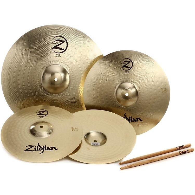 Bộ lá Cymbal Zildjian Planet PLZ4PK - (Tặng kèm 1 đôi dùi Zildjian) Chính Hãng