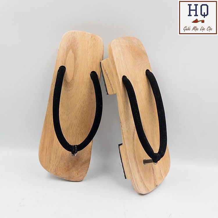Guốc gỗ Nhật Bản, dép gỗ xỏ ngón Geta Việt (phiên bản cao), guốc mộc quai kẹp, phụ kiện anime cosplay kimono, yukata