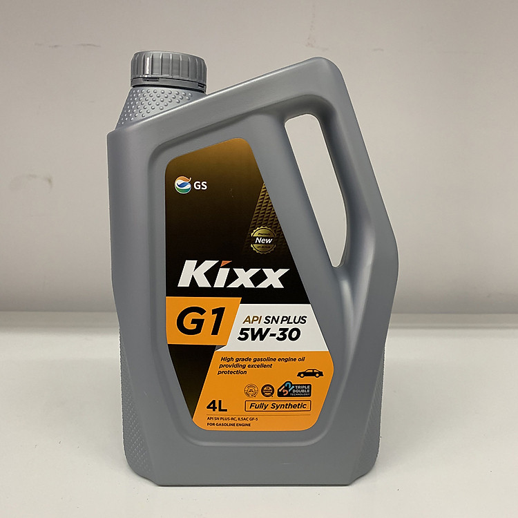 Dầu Kixx G1 API SN Plus 5W30 4L Thùng Nhựa Xe động cơ xăng Triple Double