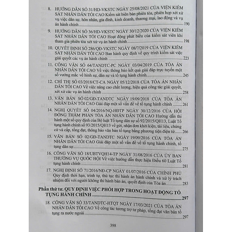 Luật Tố Tụng Hành Chính năm 2015 sđ, bs năm 2025 và Các Văn Bản Hướng Dẫn Thi Hành (V2595D) - Ảnh 6
