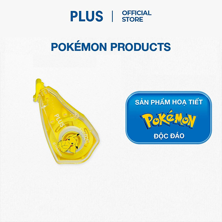 Băng xóa A Pokemon PLUS – Vàng