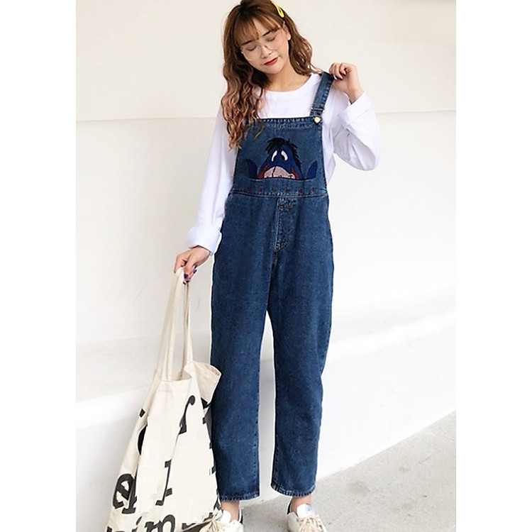 Quần yếm jean dài YD22 C164