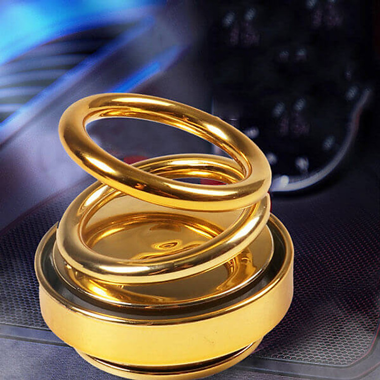 Vòng xoay vô cực sáp thơm gắn Taplo ô tô (màu vàng)