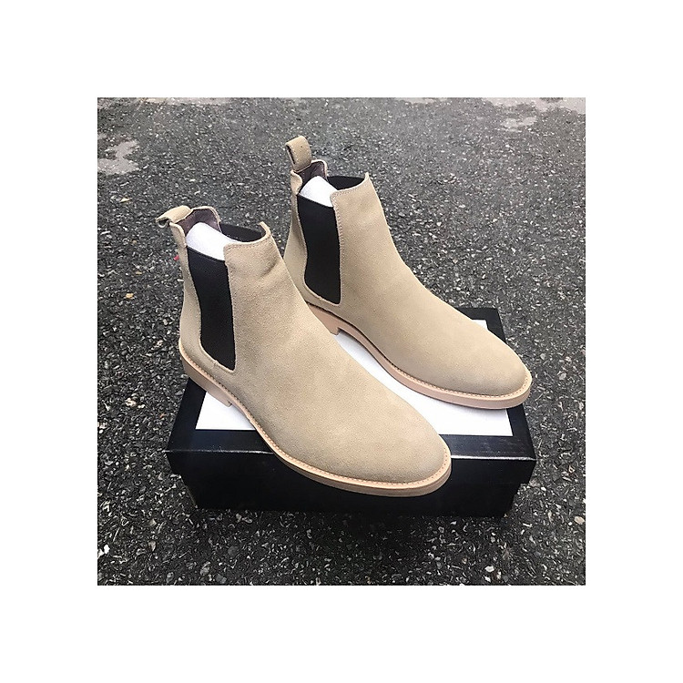 Giày Chelsea Boot Nam Cao Cổ HL2