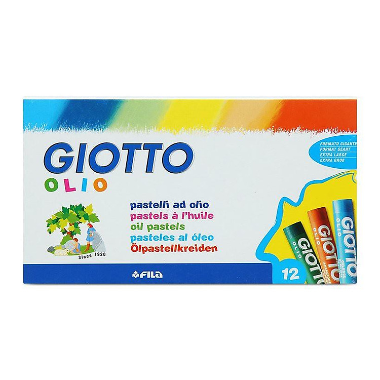 Bút sáp màu GIOTTO Olio (12 màu) - Ảnh 2