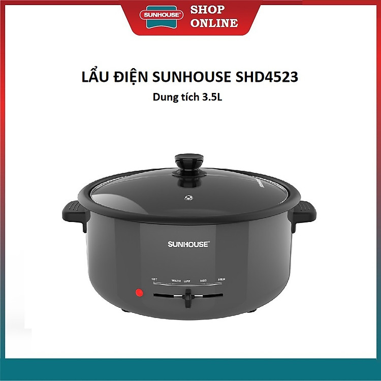 Nồi lẩu điện SUNHOUSE SHD4523 - Hàng chính hãng