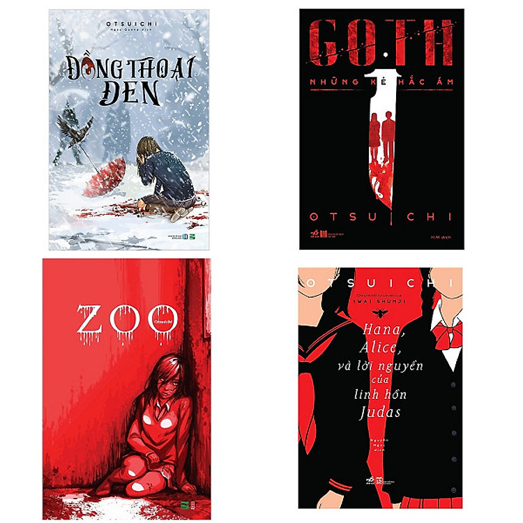 Combo Đồng Thoại Đen + Zoo + Goth - Những Kẻ Hắc Ám + Hana, Alice Và Lời Nguyền Của Linh Hồn Judas