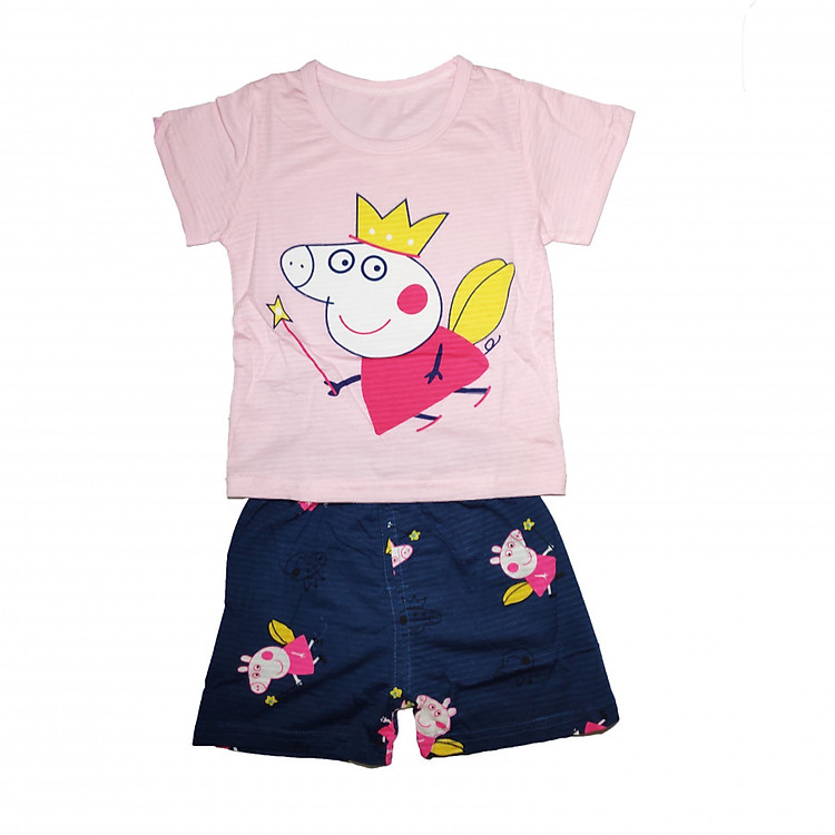 Sét 2 đồ bộ bé gái cotton hàng xuất Hàn chất siêu đẹp DB005