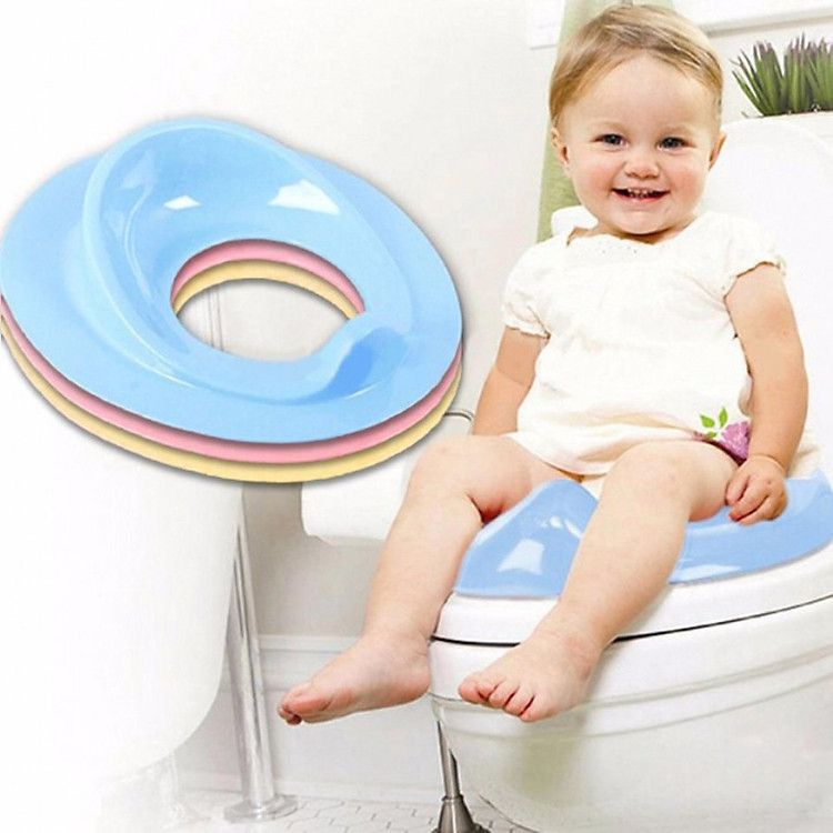 Bệ Lót Ghế Ngồi Thu Nhỏ Bồn Cầu Cho Bé Ngồi Màu Ngẫu Nhiên