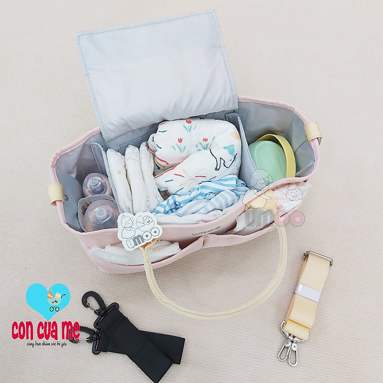 Mua Túi xách bỉm sữa UMOO màu xanh Đảm bảo Tiết kiệm - Hình ảnh 5