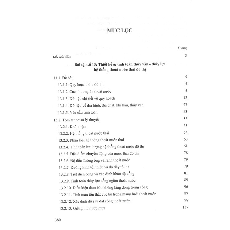 Bài Tập Và Hệ Thống Bảng Tra Thủy Văn Công Trình Giao Thông (Tập 5): Thiết Kế Và Tính Toán Thủy Văn - Thủy Lưc Hệ Thống Thoát Nước Thải Đô Thị (Bản in năm 2020) - Ảnh 3