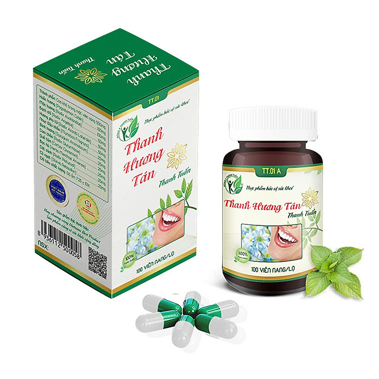 Thực phẩm bảo vệ sức khỏe VIÊN NANG THANH HƯƠNG TÁN